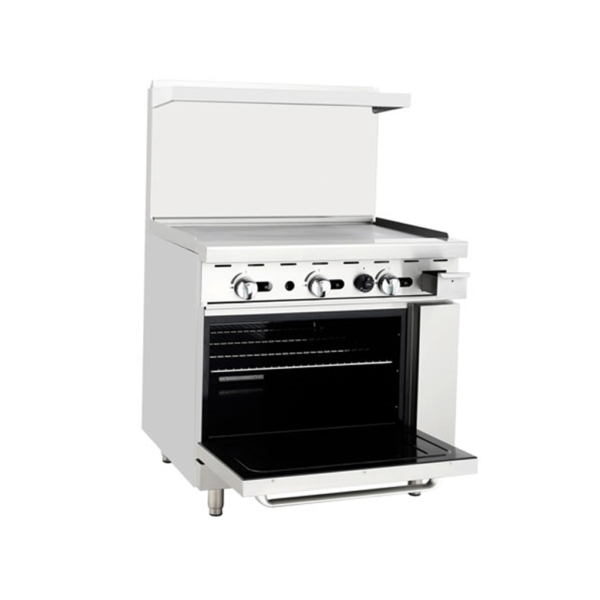 ATOSA ATO-36G Gas Range with Griddle Tops