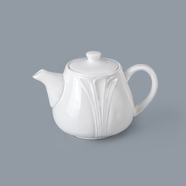 White Ceramic Chinese Tea Pot