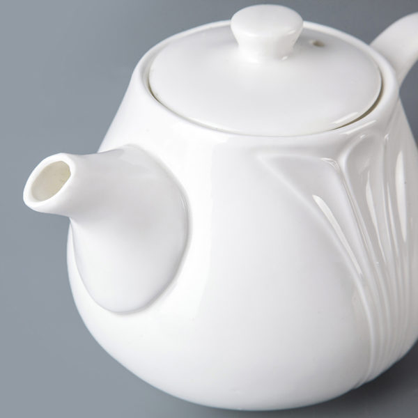 White Ceramic Chinese Tea Pot