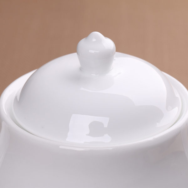 White Ceramic English Tea Pot