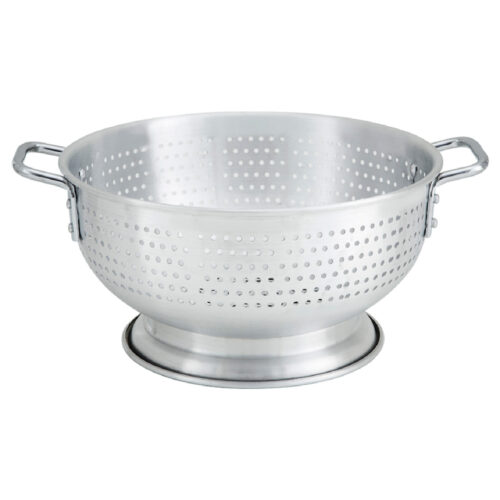 Colander with Base & Handle, Aluminum
