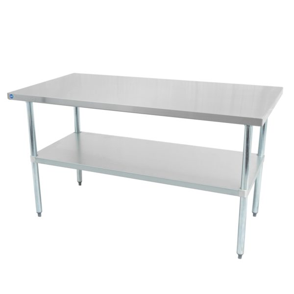THORINOX Worktable (Stainless Steel Top ONLY) w/Galvanized Undershelf