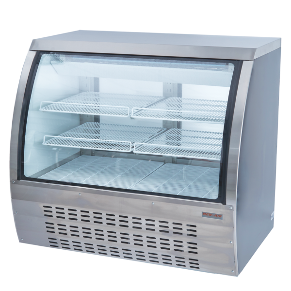 NEW AIR Curved Glass Refrigerated Deli Case 510L