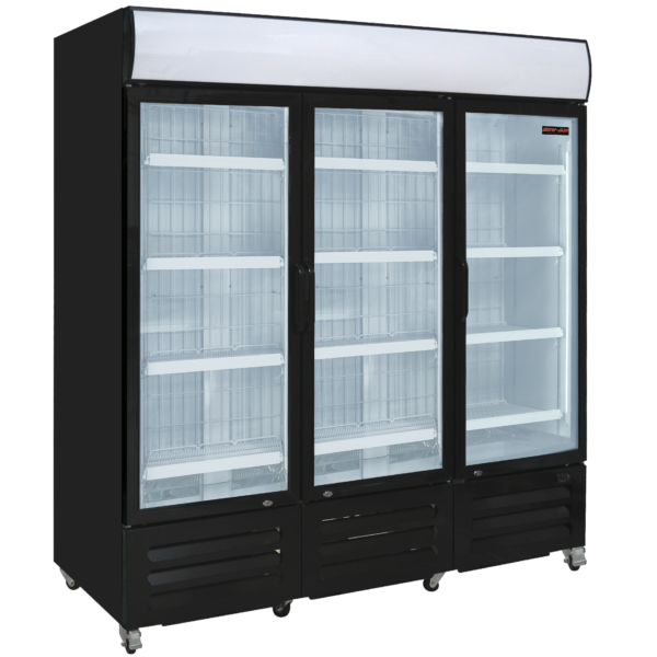 NEW AIR Triple (3) Door Glass Door Refrigerators 1570L