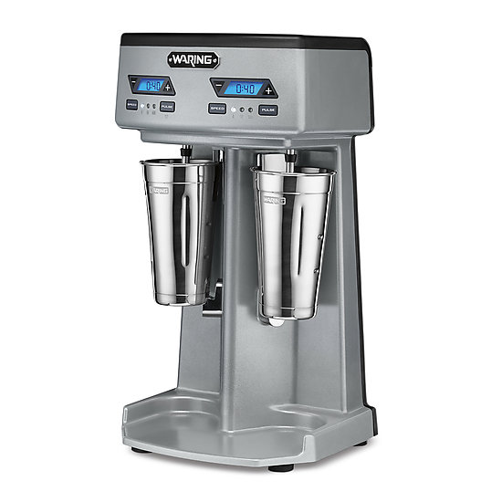 WARING COMMERCIAL Heavy-Duty Double-Spindle Drink Mixer w/Timer