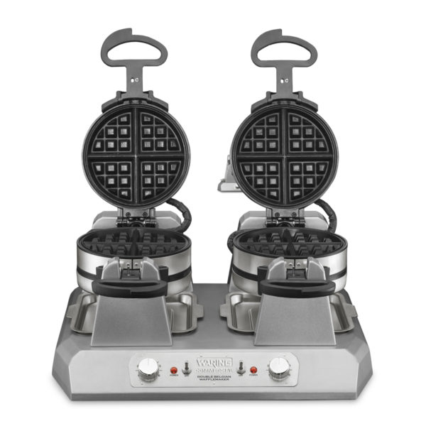 WARING COMMERCIAL Side-by-Side Double Belgian Waffle Maker