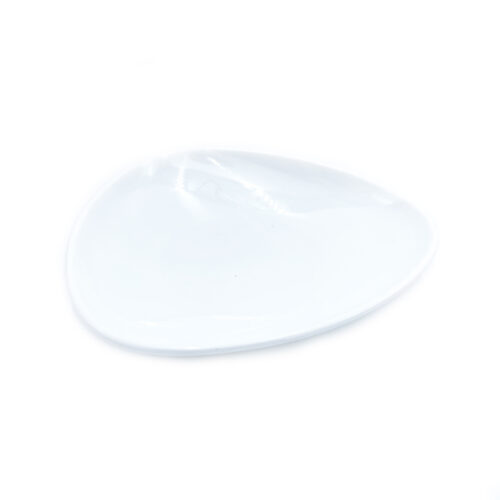 White Melamine Plate, 10.5