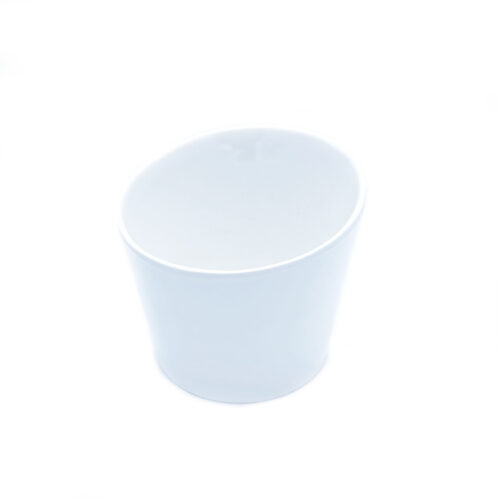 White Oblique Bowl