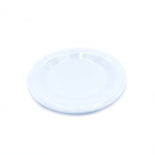 White Melamine Plate, Various Sizes