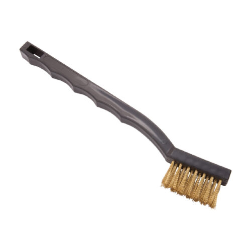 7″ Mini-Scratch Utility Brush with Brass Bristles