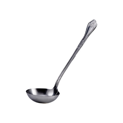 13″ Gravy & Soup Ladle, 4 Ounce, Stainless Steel