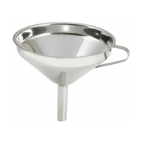 Wide Mouth Funnel, Stainless Steel