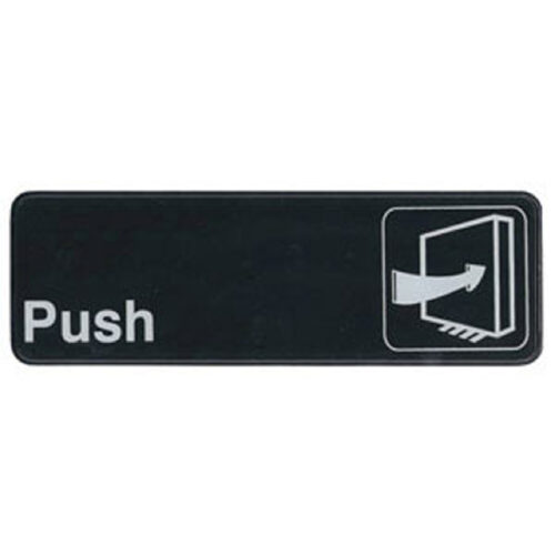 Information Signs, 9″W x 3″H