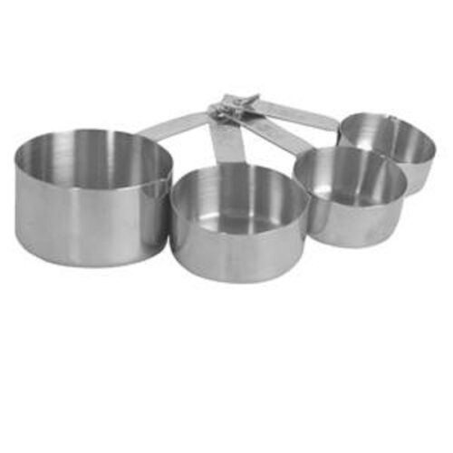 Stainless Steel Measuring Cup Set (1/4, 1/3, 1/2, 1 cup)