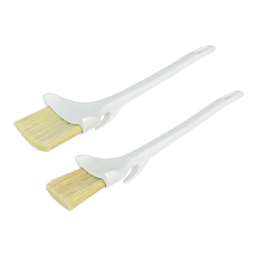 Concave Boar Bristle Pastry Brush with Hook