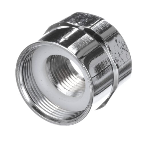 ENCORE Brass Chrome Plated Swivel to Rigid Spout Adapter