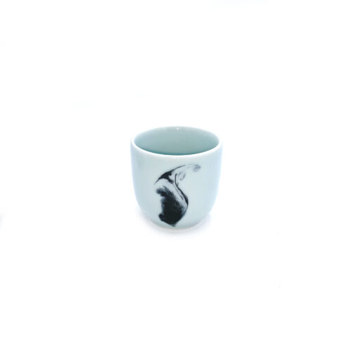 Porcelain Tea Cup, Sky Blue, Shanghai Series, Various Design