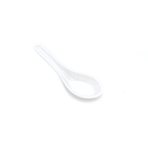 White Soup Spoon, 5.5'', Gloss Finish