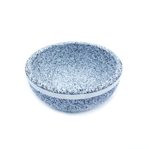 Stone Bowl/Pot w/Base, 18cm
