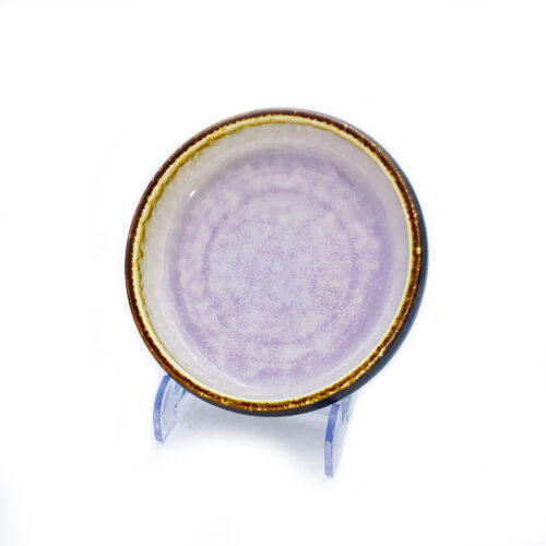 Round Dish, Transparent Violet, Various Sizes