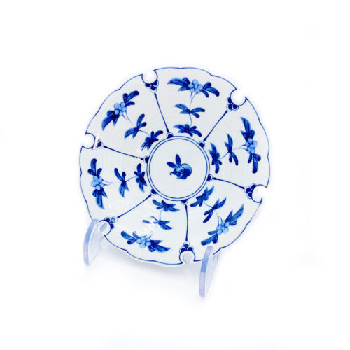 6“ Plate, Traditional Blue & White Porcelain