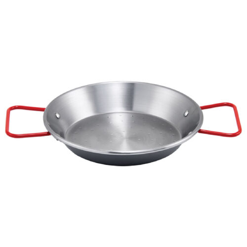 Paella Pan, Polished Carbon Steel, Made in Spain