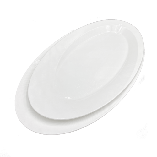 Large Oval Plate, White, Various Sizes