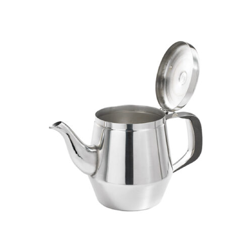 S/S Gooseneck Teapot, Various Capacity