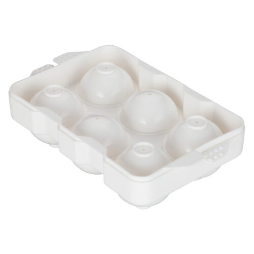 Round Ice Cube Tray, 6 Compartments