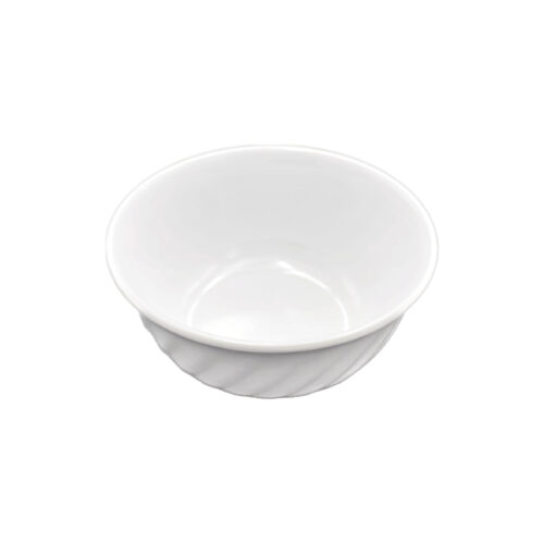 Small Melamine Bowl, White, 4.5''