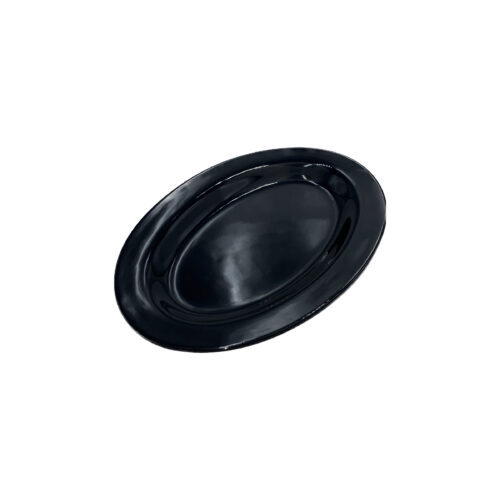 Black Oval Plate, Various Sizes