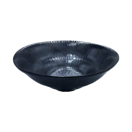 20'' Black Bowl w/Texture
